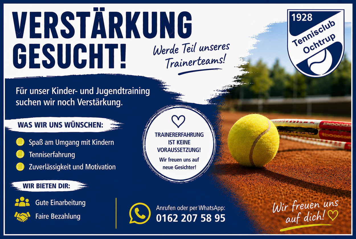 Verstärkung gesucht